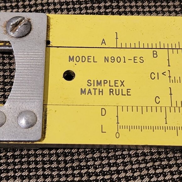 Vintage Pickett Simplex Math Slide Rule N901-ES with Slipcase - Picture 3 of 7